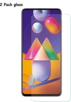 Geschikt voor Samsung Galaxy M31S / A51 / A51 5G Screen Protector / Tempered glass 2 Pack