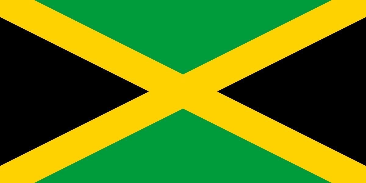 bol.com | Partychimp Landsvlag Jamaica 150 Cm Polyester Groen/zwart/geel