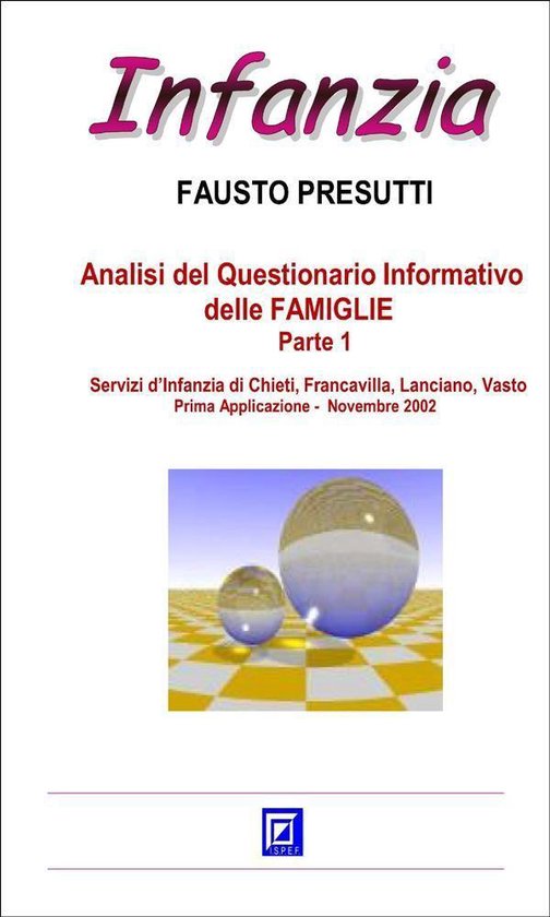 Analisi del Questionario Informativo delle FAMIGLIE Parte 1 - cover