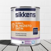 Sikkens Rubbol BL Rezisto Satin Ral 9001 Crèmewit Crème - 2,5 liter- Lakverf - Dekkend - Binnen - Zijdeglans -