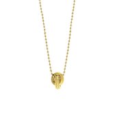 Lucardi Kettingen  - Stalen kinderketting gold light colorado kristal