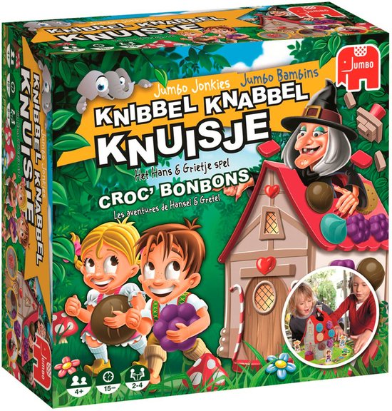 Gezelschapsspel: Jumbo Knibbel Knabbel Knuisje NL/FR - Kinderspel, uitgegeven door Jumbo