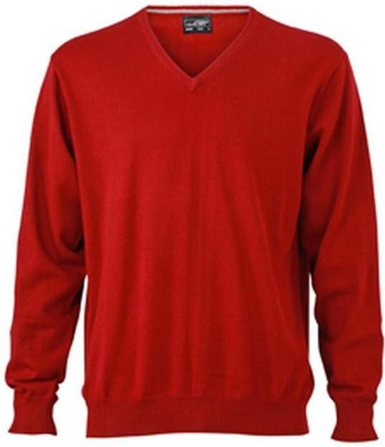 Foto: James and nicholson heren v hals pullover bordeauxrood 