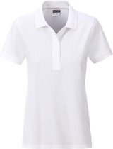 James and Nicholson Vrouwen/dames Basic Polo (Wit)