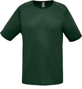 SOLS Heren Sportief T-Shirt met korte mouwen Performance (Bosgroen)