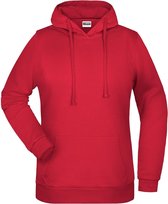 James And Nicholson Femmes / Dames Basic Hoodie (Rouge)