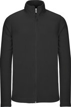 Kariban Heren Full Zip Microfleece Jasje (Zwart)