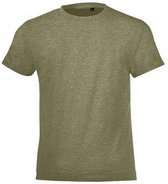 SOLS Kinderen/Kinderen Regent Korte Mouwen Aangepast T-Shirt (Heide Khaki)