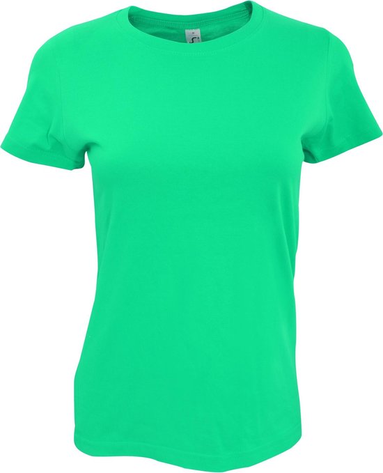 SOLS Dames/dames Imperial Heavy Short Sleeve T-Shirt (Smaragd)