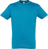 SOLS Heren Regent T-Shirt met korte mouwen (Blauw Atol)
