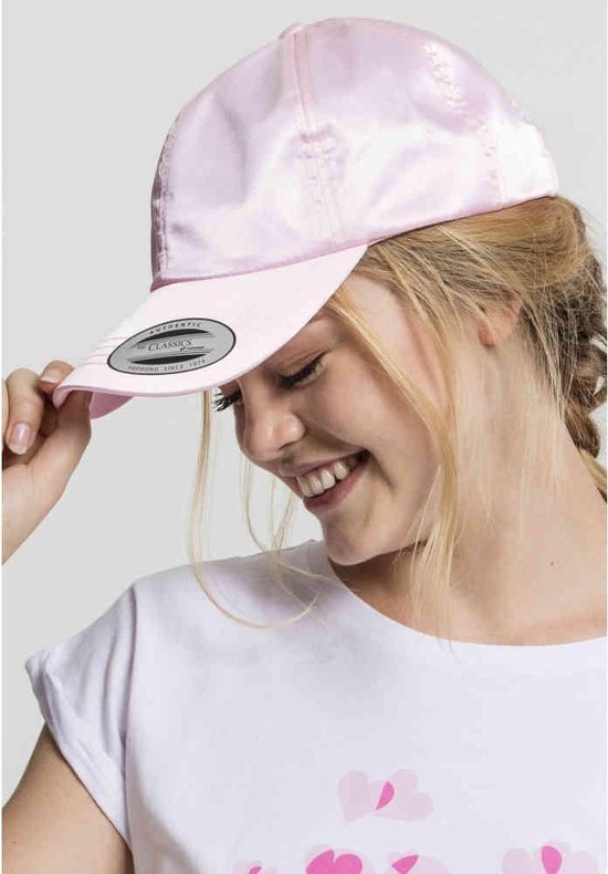 Flexfit - Low Profile Satin Cap light pink one size Pet - Roze