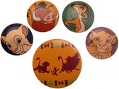 The Lion King Button Badge Set (Multicoloured)