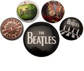 The Beatles Button Badge Set (Multicoloured)