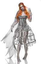 Atixo GmbH - Grijze zombie bruid outfit voor vrouwen - M (38) - Volwassenen kostuums