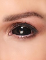 ZOELIBAT - Zwarte ogen contact fantasielenzen zonder correctie voor volwassenen