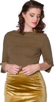 Dancing Days Longsleeve top -2XL- SIMPLY STRIPE Oranje