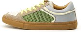 KUNOKA Gabrielle mm fluo yellow - Sneakers Dames - maat 40 - Groen Ivoor Geel Beige Grijs