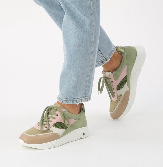 Kennel Und Schmenger Dames Sneakers Groen combi hoge combi sneaker | Van  den Assem