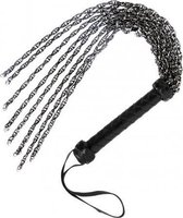Zweep met kettingen - Master Series - Zwart - BDSM