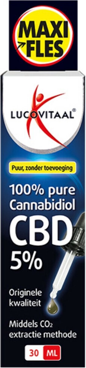 Bol.com Lucovitaal CBD Cannabidiol Olie 5% 30 ml aanbieding