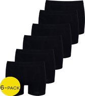 Onderbox boxershorts basic 6-pack zwart - M