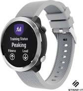 Siliconen Smartwatch bandje - Geschikt voor  Garmin Vivoactive 4 silicone band - 45mm - grijs - Strap-it Horlogeband / Polsband / Armband