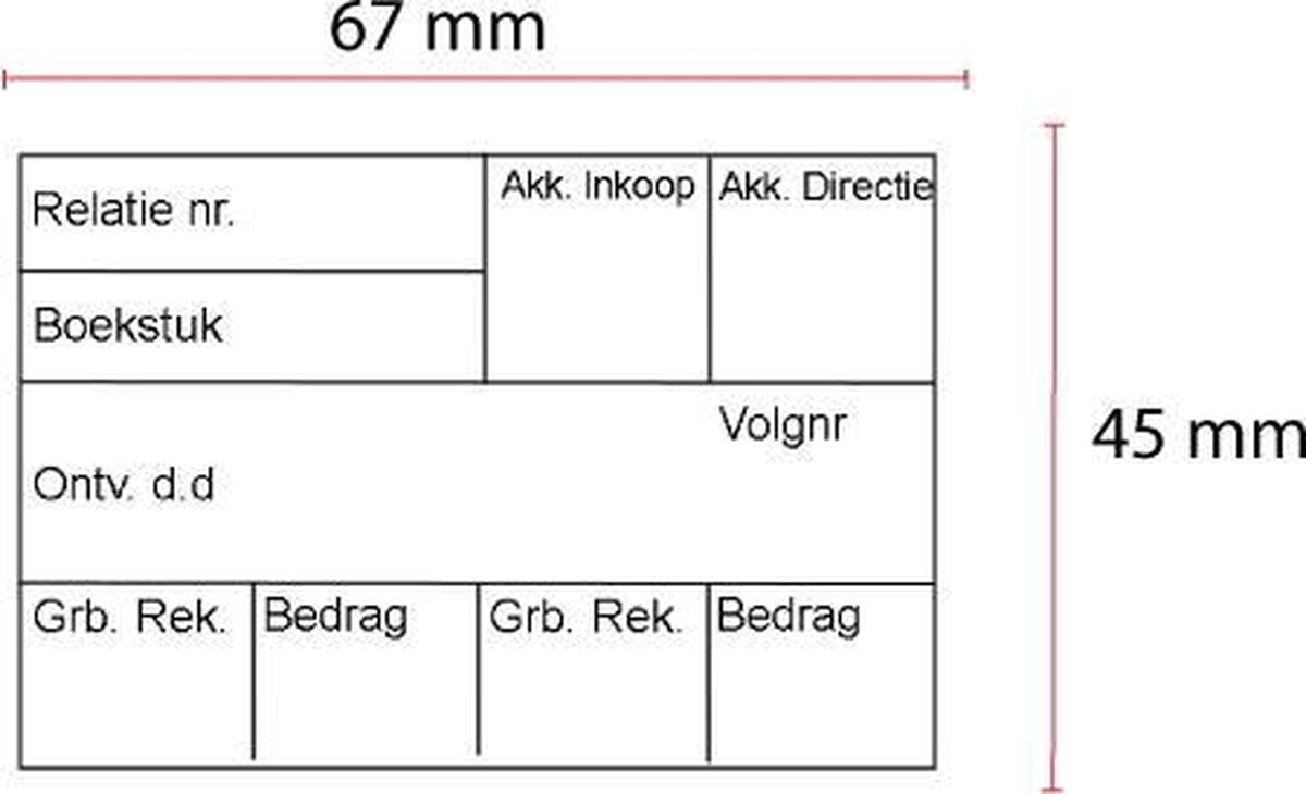 Stempelplaatje Trodat 5208