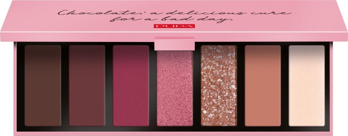 Goedkoopste PUPA Milano - Zero Calorie Chocolate oogschaduw - 002 Ruby Chocolate - Licht, Mat en Metallic