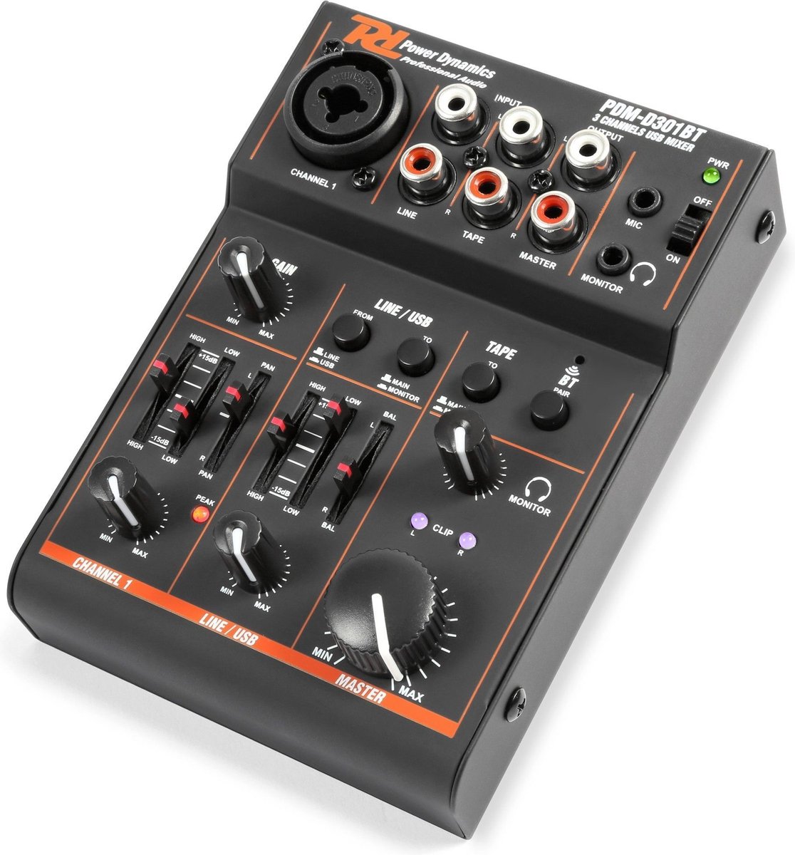 Online-Shop für Bühnen-, Licht- & Tontechnik - Power Dynamics PDM-M804A 8-Kana