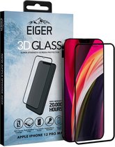 Eiger Tempered Glass Case Friendly Gebogen Geschikt voor Apple iPhone 12 Pro Max