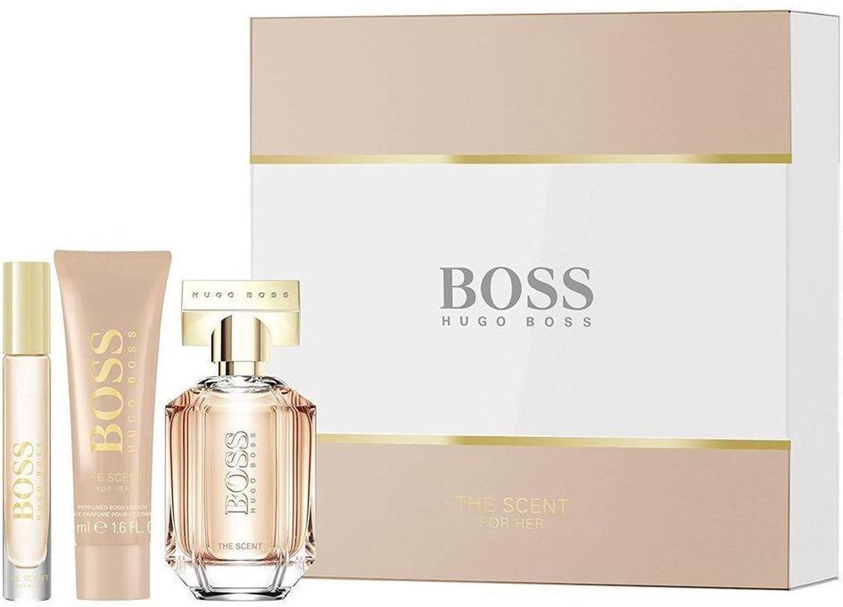 Hugo Boss The Scent - Geschenkset - Eau de parfum 50 ml + Bodylotion 50 ml + Eau de parfum 7,4 ml - Hugo Boss