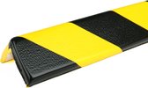 PRS stootrand hoekprofiel model 8 – geel-zwart – 1 meter – Geel & Zwart