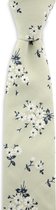 We Love Ties - Stropdassen - Stropdas Elegante Margherita - pastel groen / donkerblauw / wit