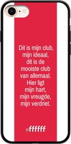 iPhone 7 Hoesje TPU Case - AFC Ajax Dit Is Mijn Club #ffffff