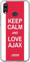 Huawei P20 Lite (2018) Hoesje Transparant TPU Case - AFC Ajax Keep Calm #ffffff