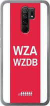 Xiaomi Redmi 9 Hoesje Transparant TPU Case - AFC Ajax - WZAWZDB #ffffff