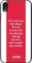 iPhone Xr Hoesje TPU Case - AFC Ajax Dit Is Mijn Club #ffffff
