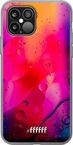 6F hoesje - geschikt voor iPhone 12 - Transparant TPU Case - Colour Bokeh #ffffff