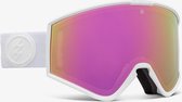 Electric Kleveland Goggle matte white / brose pink chrome (met extra light green lens)