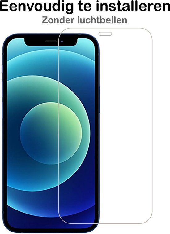 Glas Tempered Glass de protection d'écran pour iPhone 12 Pro Max avec encoche fermée