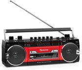 Duke MKII cassetterecorder radio BT USB SD sleuf telescoopantenne zwart