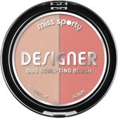 Miss Sporty Designer Duo Sculpting Highlighter & Blush - 100 Peachy