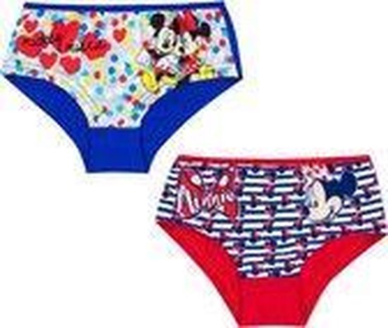 Minnie Mouse - Slip - Duopack - Taille 104/110 - 4/5 ans