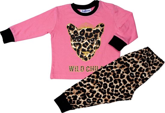 Fun2Wear - Pyjama Wild Child - Roze - Maat 116 -