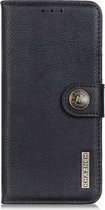 KHAZNEH Classic Book Case - Geschikt voor OnePlus 8T Hoesje - Zwart