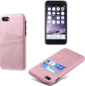Dual Card Back Cover - iPhone SE (2020 / 2022) / 8 / 7 Hoesje - Rose Gold