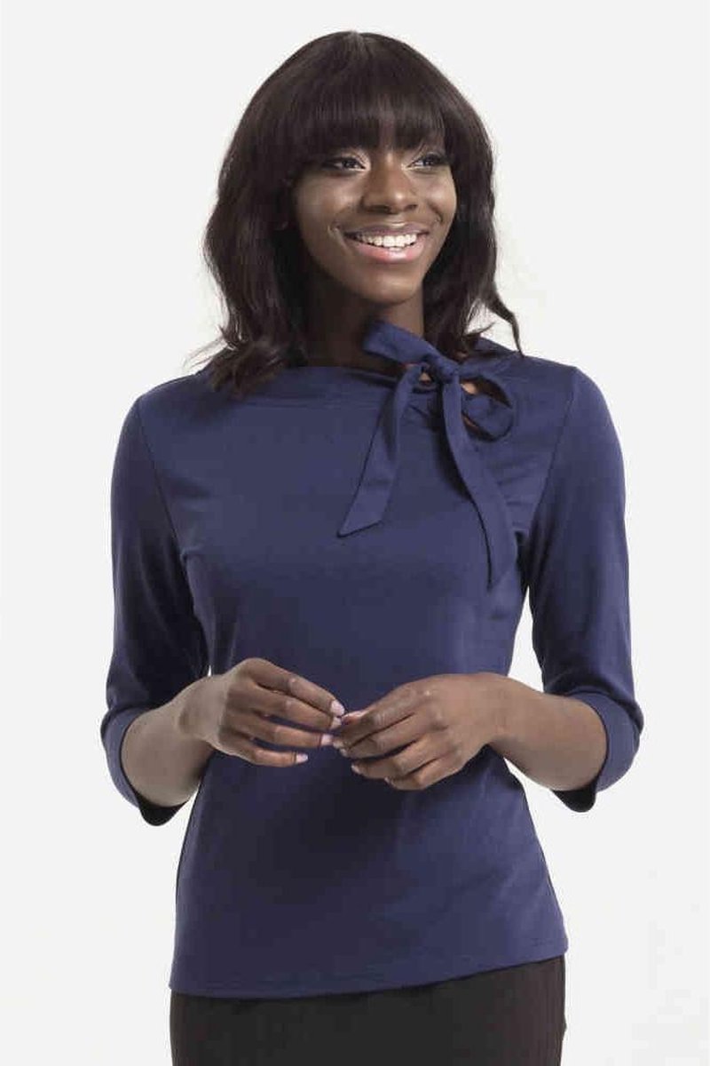 Voodoo Vixen - Melanie Longsleeve top - 2XL - Blauw