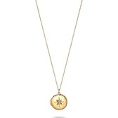 QOOQI Dames ketting 925 sterling zilver One Size Goud 32013625