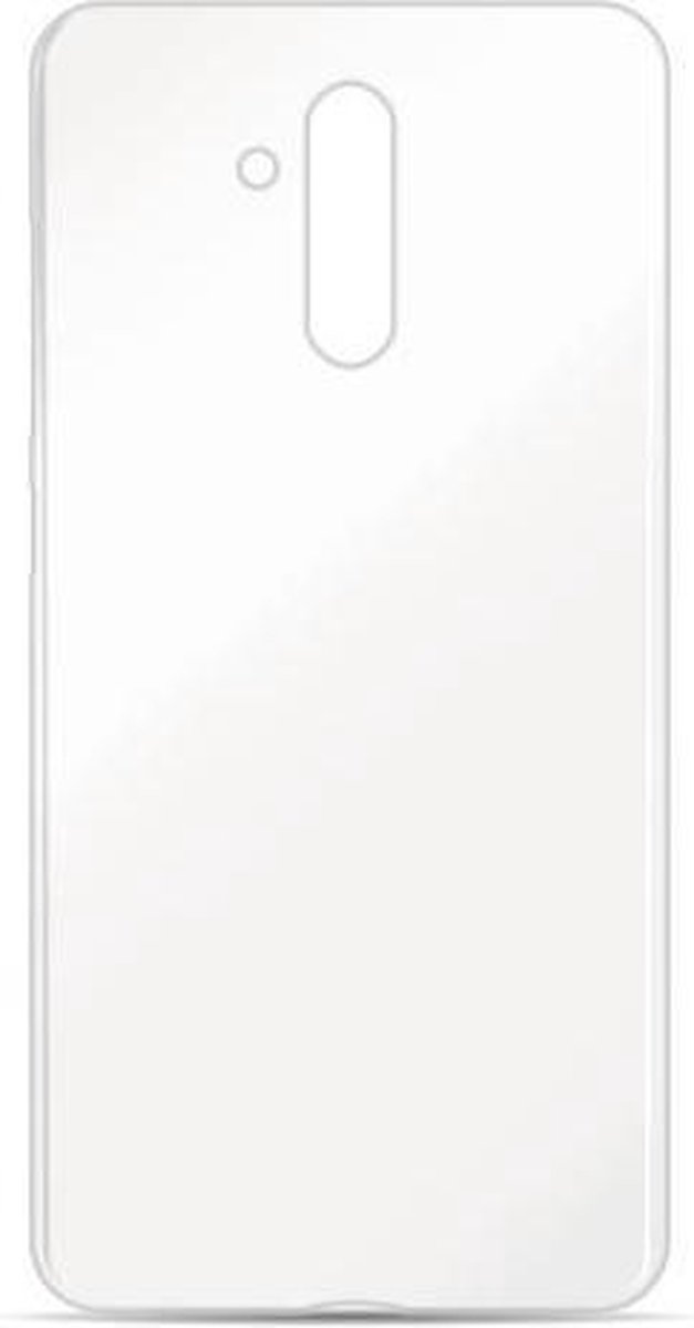 Huawei Mate 20 Lite hoesje transparant - Flexibel Jelly cover Huawei Mate 20 Lite hoesje - Transparant - (Let op: Lite variant)