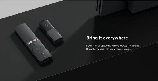 Xiaomi Mi TV Stick Quad Core 1GB RAM 8GB ROM bluetooth 4.2 5G Wifi Android 9.0 Display Dongle 2K HDR Support Dolby DTS Netflix with Google Assistant Global Version - Xiaomi